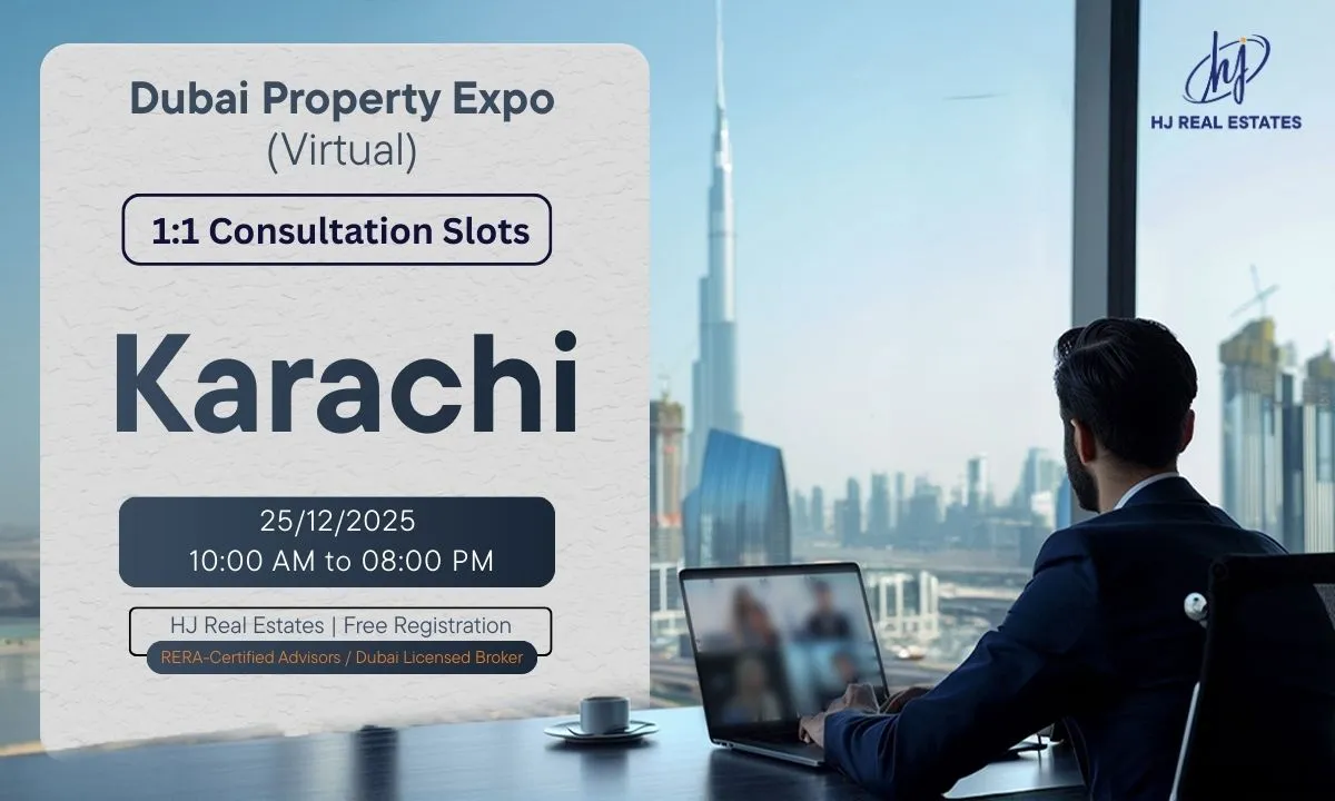 Virtual Dubai Property Investment Event for Karachi Investors