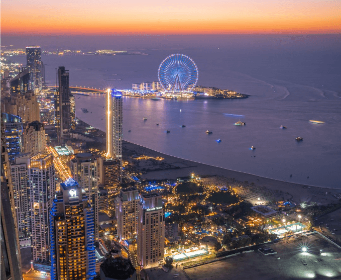 Dubai city view