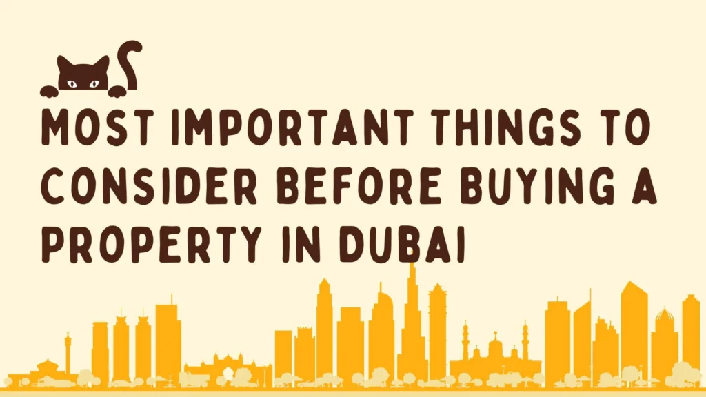 Things to Buy a Property